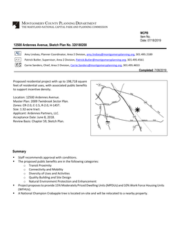 12500 Ardennes Avenue, Sketch Plan No. 320180200