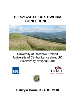 Bieszczady Earthworm Conference