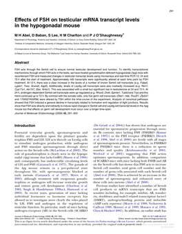 Downloaded Is Properly from Bioscientifica.Com Cited