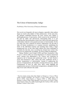 Rather Than Imposing Thematic Unity Or Predefining a Common Theoretical Ground, the Present Issue Seeks to Demonstrate The