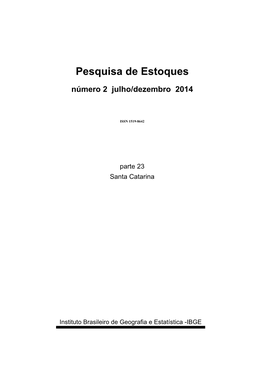 Pesquisa De Estoques