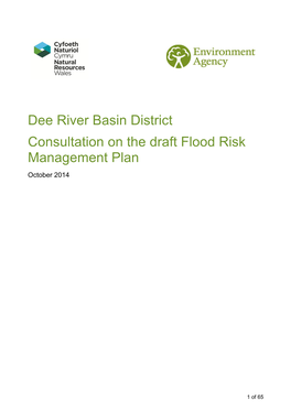 Dee River Basin District Consultation on the Draft Flood Risk Management Plan