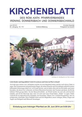 Kirchenblatt 2014-2