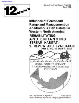 Rehabilitating and Enhancing Stream Habitat: 1