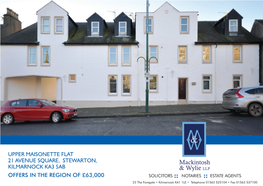 Upper Maisonette Flat 21 Avenue Square, Stewarton, Kilmarnock Ka3