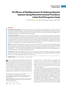 The Efficacy of Shielding Systems for Reducing Operator Exposure During Neurointerventional Procedures