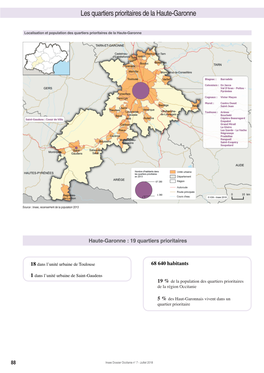 Les Quartiers Prioritaires De La Haute-Garonne