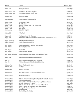 Author Article Issue & Page Ables, Ann