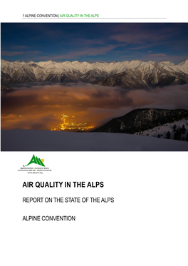 Air Quality in the Alps