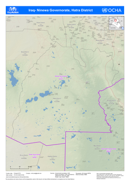 Iraq- Ninewa Governorate, Hatra District