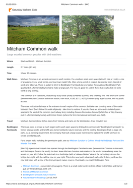 Mitcham Common Walk - SWC