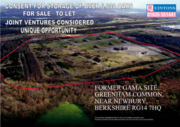 Former Gama Site, Greenham Common, Near Newbury, Berkshire Rg14 7Hq