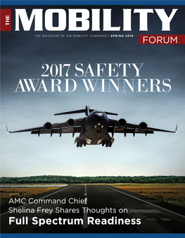 THE MOBILITY FORUM Spring 2018 AIR MOBILITY COMMAND Gen Carlton Everhart II