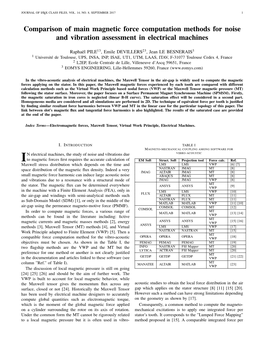 Comparison of Main Magnetic Force Computation Methods for Noise and Vibration Assessment in Electrical Machines