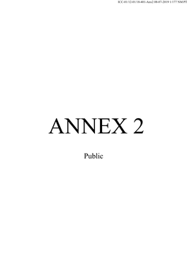 Public ICC-01/12-01/18-401-Anx2 08-07-2019 2/177 NM PT