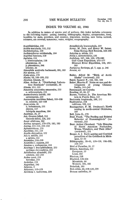 Index to Volume 60, 1948