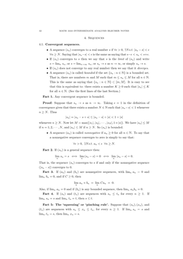 (Sn) Converges to a Real Number S If ∀Ε > 0, ∃Ns.T