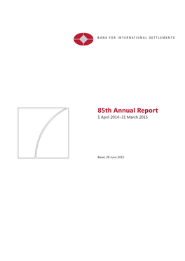 Economic Chapters of the 85Th Annual Report, June 2015