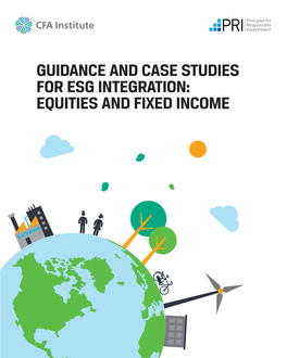 Guidance and Case Studies for ESG Integration