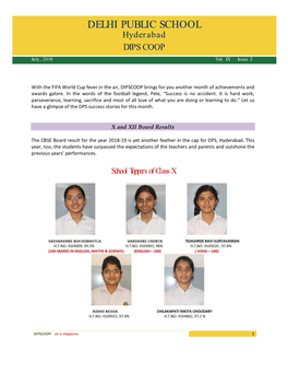 DELHI PUBLIC SCHOOL Hyderabad DIPSCOOP