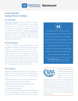 George Brown College