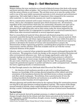 Step 2-Soil Mechanics
