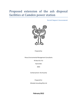 Proposed Extension of the Ash Disposal Facilities at Camden Power Station