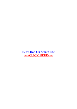 Ben's Dad on Secret Life.Pdf