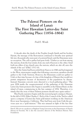 The Palawai Pioneers on the Island of Lanai, Hawaii 3