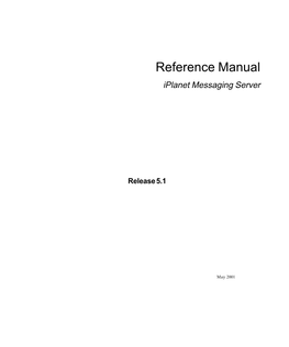 Iplanet Messaging Server 5.1 Reference Manual • May 2001 Imadmin Domain Modify