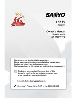 User Manual Sanyo Smart