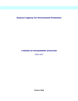Kosovo's Agency for Environment Protection