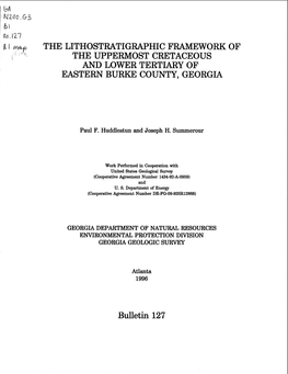 B-127 Lithostratigraphic Framework Of