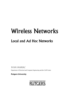 Wireless Networks Book