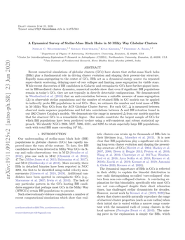 Arxiv:1911.09125V2 [Astro-Ph.SR] 23 Jun 2020 Maccarone Et Al