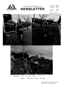 Victorian Marathon Club Newsletter