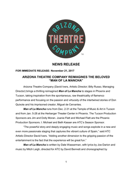 11.21.17 Man of La Mancha News Release