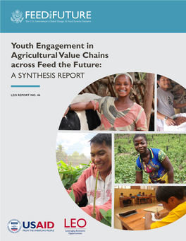 Youth Engagement in Agricultural Value Chains Across Feed the Future: a SYNTHESIS REPORT