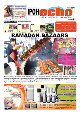 Ramadan Bazaars