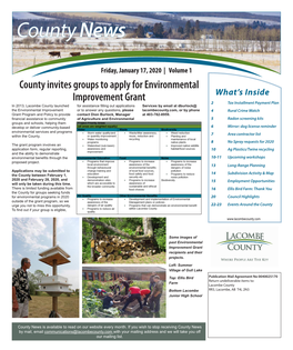 Pdf January 2020 County News