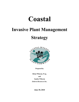 Coastal Invasive Plant Management Strategy ______