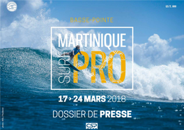 Dossier De Presse Le Martinique Surf Pro 2018