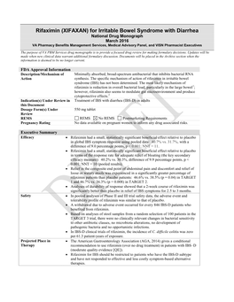 Rifaximin (XIFAXAN)