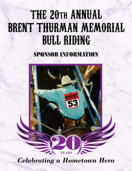 4Th Annual Brent Thurman Memorial Bull Riding