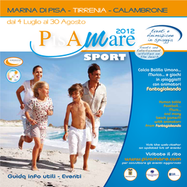 Guida Info Utili - Eventi BUONE VACANZE CON PISAMARE 2012