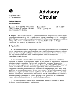 Advisory Circular