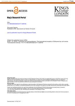 King's Research Portal