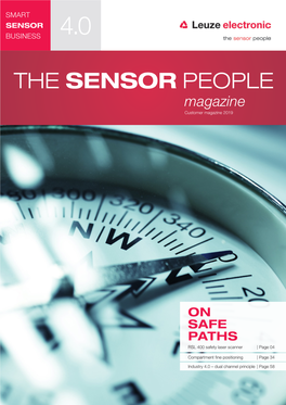 THE SENSOR PEOPLE Magazine Editioncustomer 1.18 Magazine | Customer 2019 Magazine