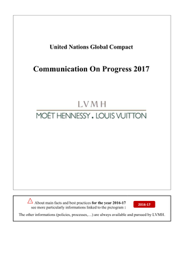 LVMH COP 2017 Global Compact B