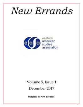 Volume 5, Issue 1 December 2017